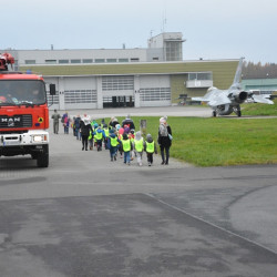 Baza F-16 w Krzesinach - wycieczka